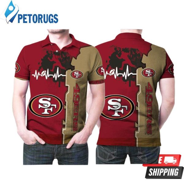 San Francisco 49ers Nfl American Football Logo Team Polo Shirt