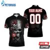 San Francisco 49ers Skull Flower For Fans Personalized Polo Shirt