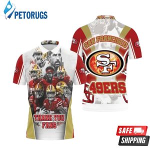 San Francisco 49ers Thank You Fans Nfc West Division Super Bowl Polo Shirt