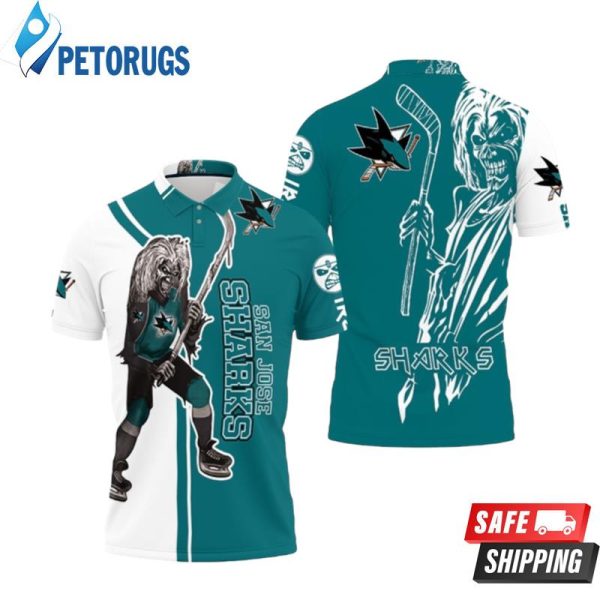 San Jose Sharks And Zombie For Fans Polo Shirt