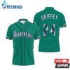 Seattle Mariners Ken Griffey Jr 24 Mlb Green Inspired Polo Shirt