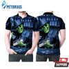 Skull Casino Pokers Seattle Seahawks Logo Polo Shirt