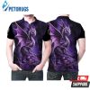 Skulls Purple Dungeons And Dragons Polo Shirt