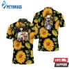 Snoopy Hippie Bus Sunflowers Hippieseamless Pattern Polo Shirt