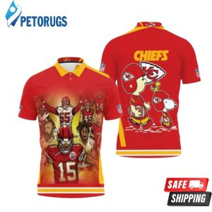 Snoopy Kansas City Chiefs Afc West Division Champions Division Super Bowl Polo Shirt