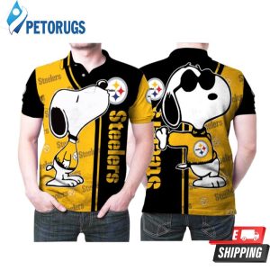 Snoopy Kiss Pittsburgh Steelers Logo Polo Shirt