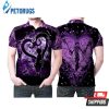 Sora Heartless Kingdom Hearts Shadow Purple Polo Shirt