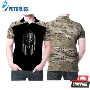 Spartan Warrior Combatant Army American Polo Shirt