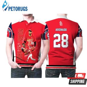 St Louis Cardinals Nolan Arenado 28 Legend Player Mlb Baseball Team Arenado Lovers Polo Shirt