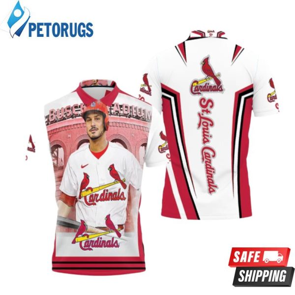 St Louis Cardinals Nolan Arenado Busch Stadium Polo Shirt