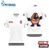 Syracuse Orange Ncaa Classic White With Mascot Logo Polo Shirt