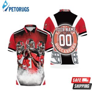 Tampa Bay Buccaneers Helmet Nfc South Division Champions Super Bowl Personalized Polo Shirt