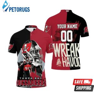 Tampa Bay Buccaneers Lavonte David 54 Wreak Havoc For Fans Personalized Polo Shirt