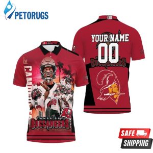 Tampa Bay Buccaneers Liv Champion Legend Personalized Polo Shirt