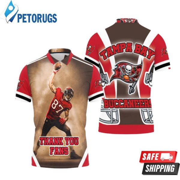 Tampa Bay Buccaneers Rob Gronkowski 87 For Fans Polo Shirt