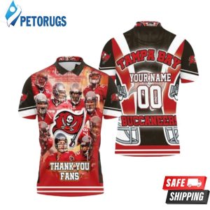 Tampa Bay Buccaneers Super Bowl Champions Thank Fan Personalized Polo Shirt