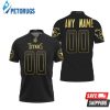 Tennessee Titans Nfl America Football Team Logo Black Golden Edition Polo Shirt