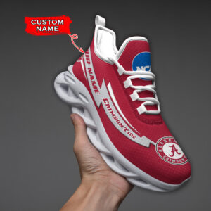 Alabama Crimson Tide NCAA Max Soul Shoes Sneakers For Men And Women