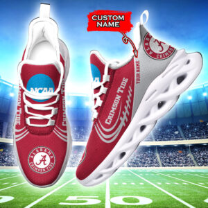 Alabama Crimson Tide NCAA Max Soul Shoes Sneakers For Men And Women