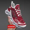Arkansas Razorbacks Max Soul Shoes Sneakers For Men And Women