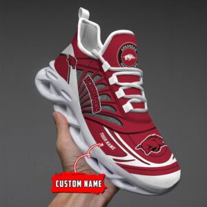 Arkansas Razorbacks Max Soul Shoes Sneakers For Men And Women