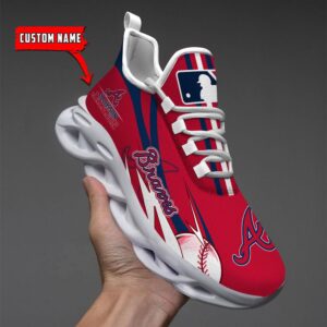 Atlanta Braves Max Soul Shoes Sneakers For Men And Women