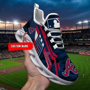 Atlanta Braves Max Soul Shoes Sneakers For Men And Women