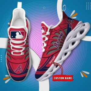 Atlanta Braves Max Soul Shoes Sneakers For Men And Women