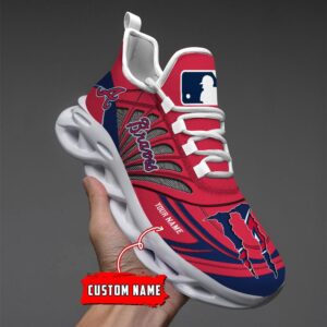 Atlanta Braves Max Soul Shoes Sneakers For Men And Women