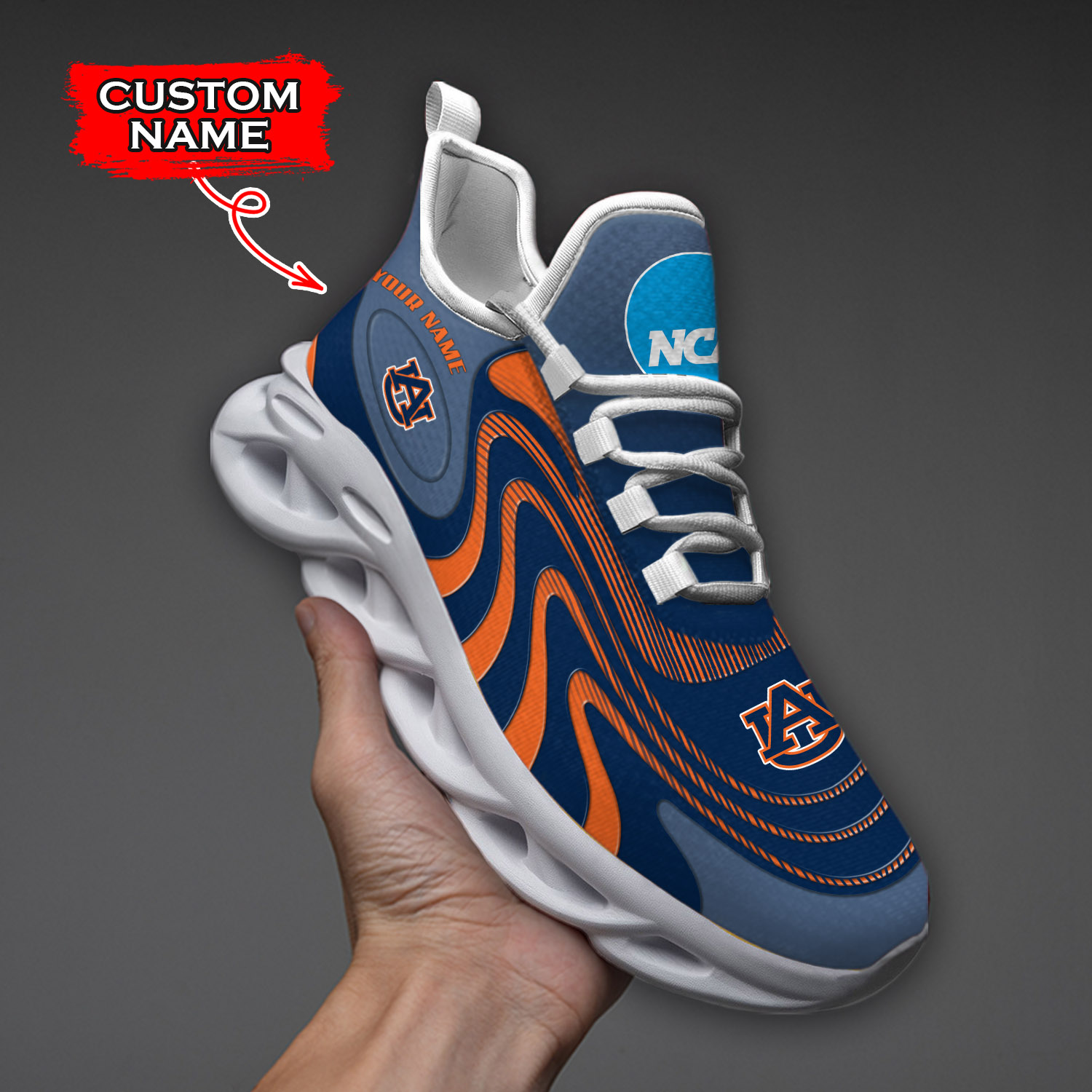 Auburn Tigers NCAA Max Soul Shoes Sneakers For Men And Women Auburn Tigers NCAA Max Soul Shoes Sneakers For Men And Women