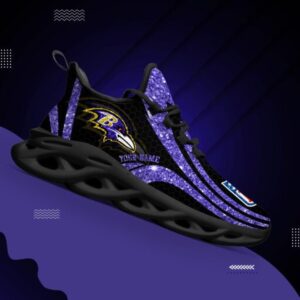 Baltimore Ravens Max Soul Shoes Sneakers For Men And Women