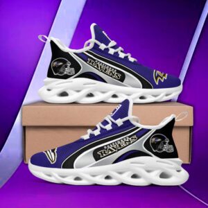 Baltimore Ravens Max Soul Shoes Sneakers For Men And Women
