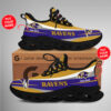 Baltimore Ravens Max Soul Shoes Sneakers For Men And Women