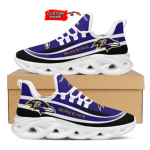 Baltimore Ravens Max Soul Shoes Sneakers For Men And Women