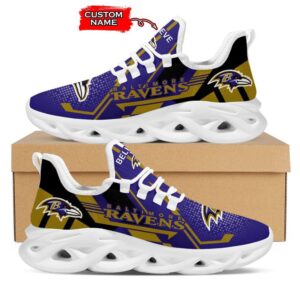 Baltimore Ravens Max Soul Shoes Sneakers For Men And Women