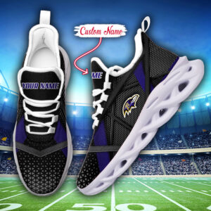 Baltimore Ravens NFL Max Soul Shoes Sneakers For Men And Women