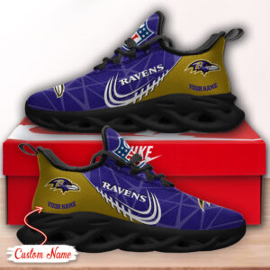 Baltimore Ravens NFL Max Soul Shoes Sneakers For Men And Women