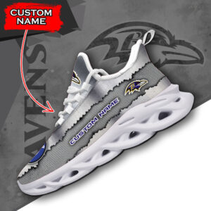 Baltimore Ravens NFL Max Soul Shoes Sneakers For Men And Women