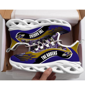 Baltimore Ravens NFL Max Soul Shoes Sneakers For Men And Women