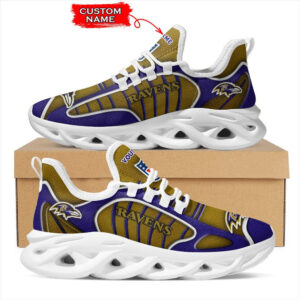 Baltimore Ravens NFL Max Soul Shoes Sneakers For Men And Women