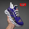 Baltimore Ravens NFL Max Soul Shoes Sneakers For Men And Women
