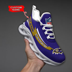 Baltimore Ravens NFL Max Soul Shoes Sneakers For Men And Women