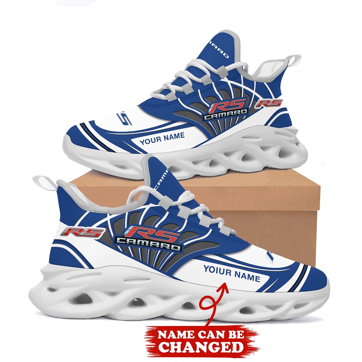Customize Your Name with Camaro RS Sneakers Breathable Chunky Shoes