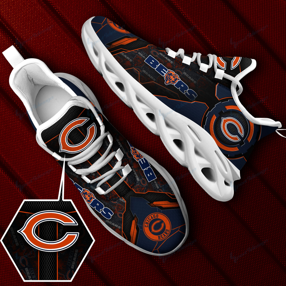 Chicago Bears Max Soul Shoes Sneakers For Men And Women Chicago Bears Max Soul Shoes Sneakers For Men And Women