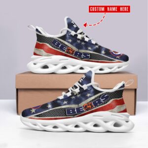 Chicago Bears Max Soul Shoes Sneakers For Men And Women