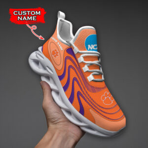 Clemson Tigers NCAA Max Soul Shoes Sneakers For Men And Women