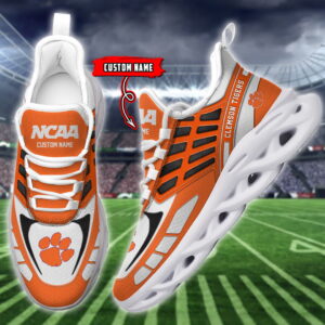 Clemson Tigers NCAA Max Soul Shoes Sneakers For Men And Women