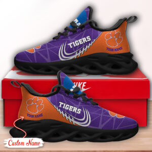 Clemson Tigers NCAA Max Soul Shoes Sneakers For Men And Women