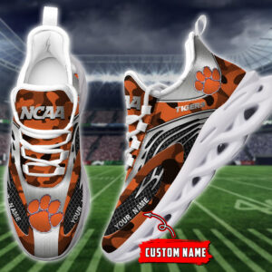 Clemson Tigers NCAA Max Soul Shoes Sneakers For Men And Women
