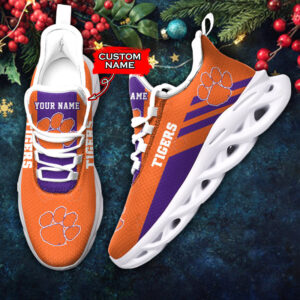 Clemson Tigers NCAA Max Soul Shoes Sneakers For Men And Women